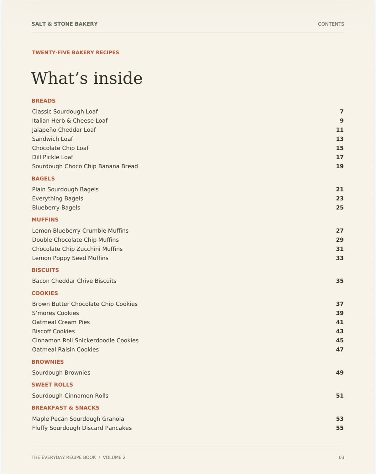 Salt & Stone Recipe Book Vol. 2